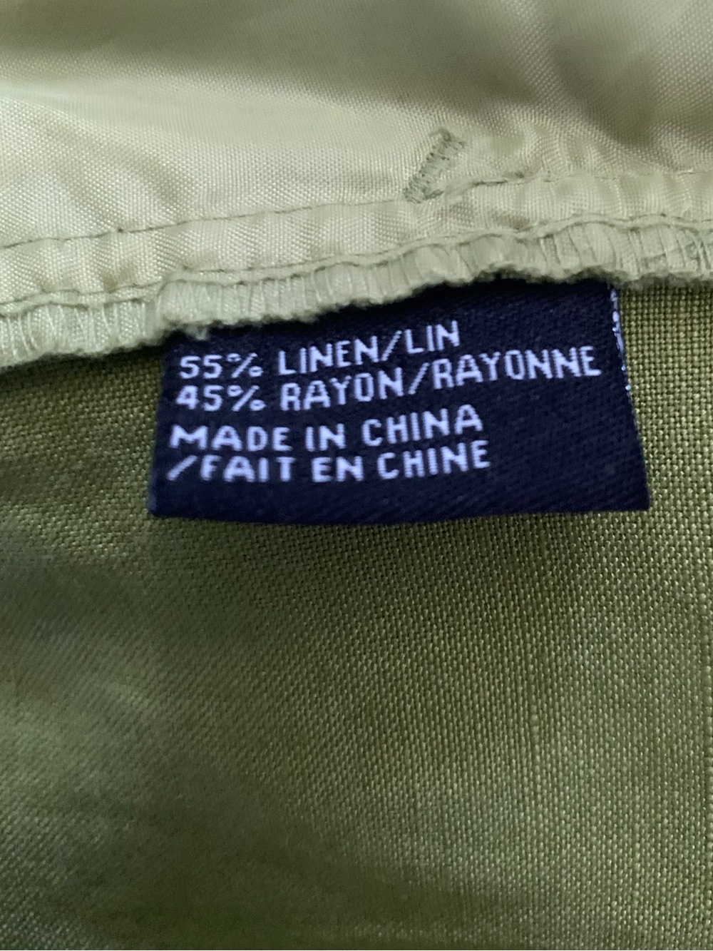 Olive Green Linen 2 Piece Set: Pants & Shirt ๐ - Picture 16 of 16